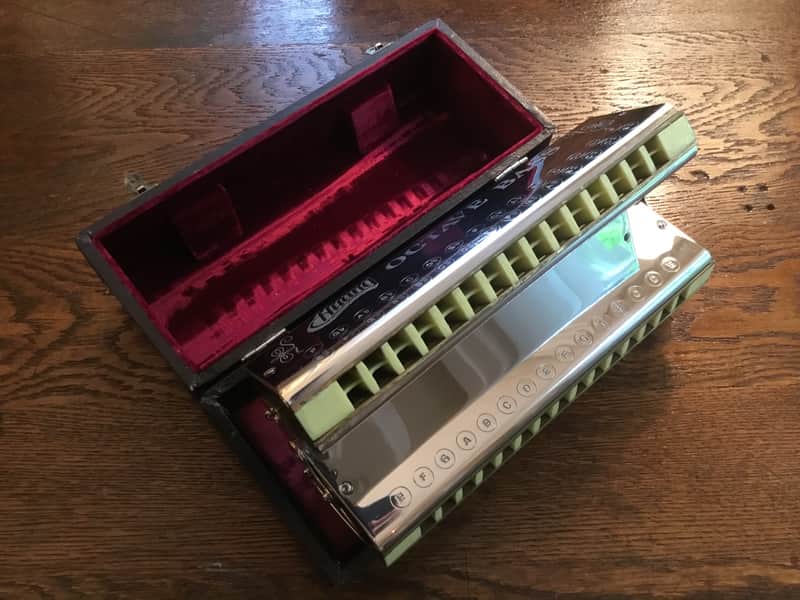 Huang Octave Bass Harmonica 1970's? Owned by Leon Redbone image 1