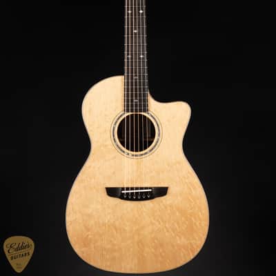 Goodall Parlor 14 Fret Cutaway - Bearclaw Sitka Spruce & Macassar Ebony image 2