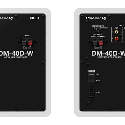 Pioneer DM-40-W 4" Compact Active Studio Monitors (Pair) - White image 3