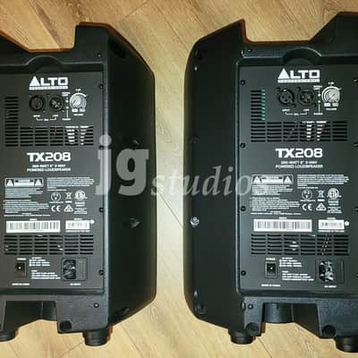 PA System - Alto Professional TX208's with Stands and ZMX122FX Mixer - Nice! image 4