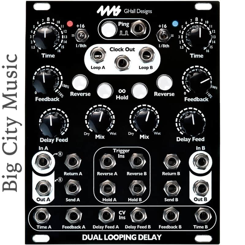 4MS Dual Looping Delay - Black