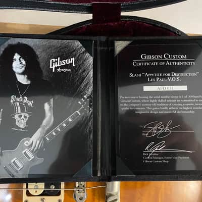 Gibson Les Paul Slash Appetite 2010 - 2012 - Amber image 13