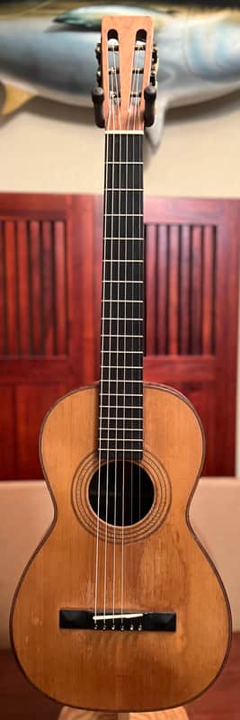 Santos Parlor guitar circa 1910 - Brazilian Rosewood image 1