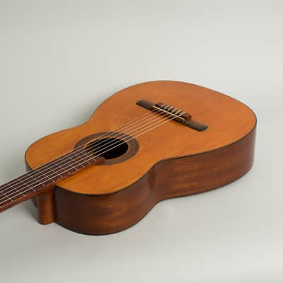 Vicente Tatay  Classical Guitar (late 1930s), period brown alligator chipboard case. image 7