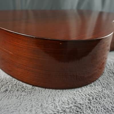 Teruaki Nakade No. 20 Classical Guitar 1964 Tokyo Handmade w/ Hard Case – Refret, Crack Repair, Setup image 15