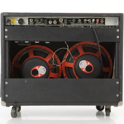 1975 Fender Twin Reverb Silverface Tube Guitar Amplifier Orange JBL D120F #34502 image 8
