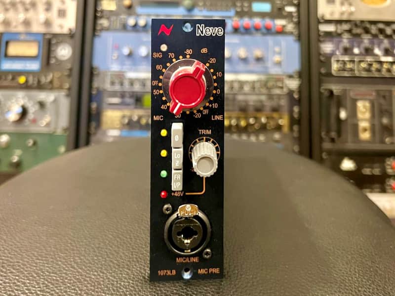 AMS Neve 1073LB 500 Series Mic Preamp Module 2010s - Blue image 1