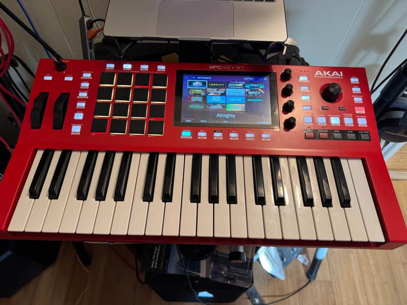Akai MPC Key 37 Standalone Workstation Synthesizer 2024 - Present - Red image 1