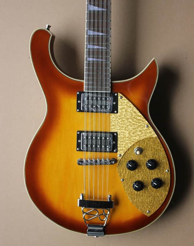 Fishbone FTP-BURG-12- String Electric Solid Body Guitar 2013 Burgundy Burst Make an Offer image 1