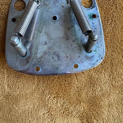 Vintage Fender Mustang Tail Piece Late 60s - Early 70s - Chrome image 6
