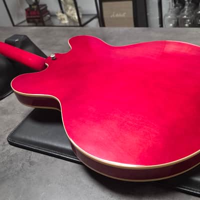 Epiphone ES-335 DOT LH Left Hand Cherry Red HARD CASE Lefty Handed 335 ES335 Semi-Hollowbody Hollow Body Electric Guitar image 10