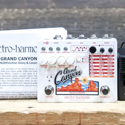 Electro-Harmonix Grand Canyon Delay & Looper 12-Effect Types Guitar Effect Pedal image 9