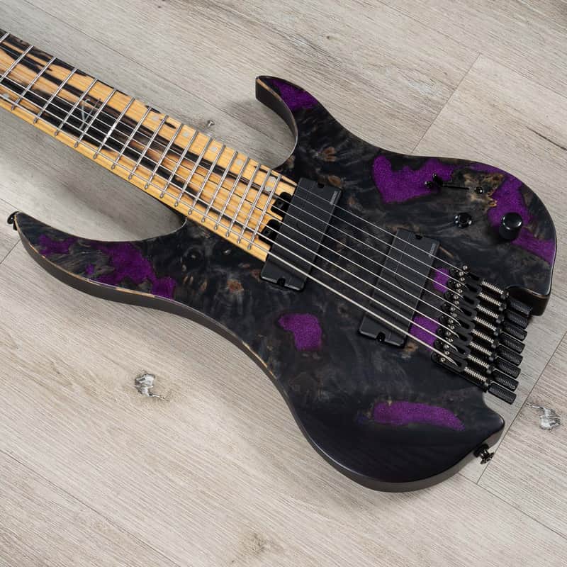 Legator Ghost G8FX Headless Multi-Scale 8-String Guitar, Tarantula image 1