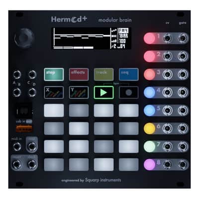 Squarp Hermod+ Eurorack Sequencer Module (Black) image 1