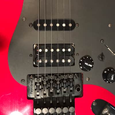 Kramer Pacer Deluxe 1987 Candy Apple Red Bound Headstock 12th Fret Kramer Inlay image 13