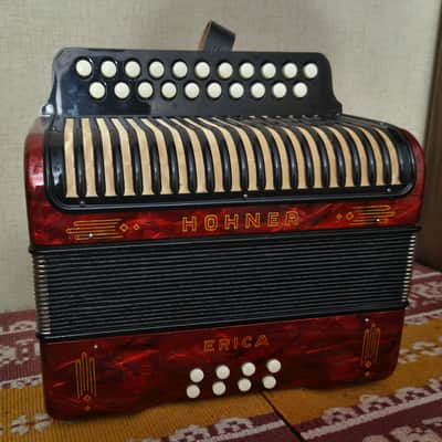 Hohner Erica C/F Diatonic Button Accordion image 7
