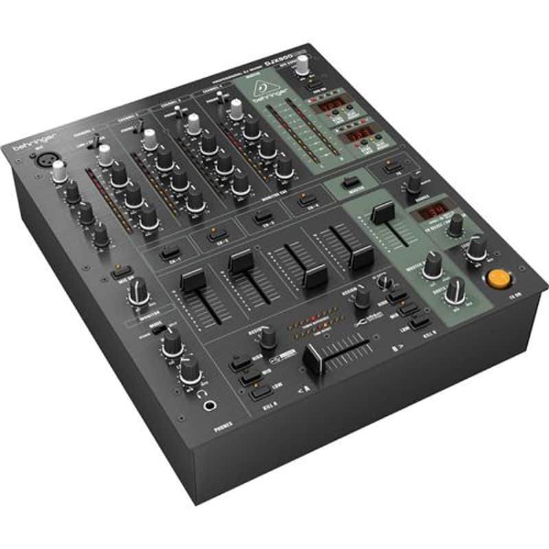 Behringer DJX900USB Professional 5-Channel DJ Mixer with Infinium Contact-Free VCA Crossfader, USB/Audio Interface, 3-Band EQ, Beat-Syncable FX image 1