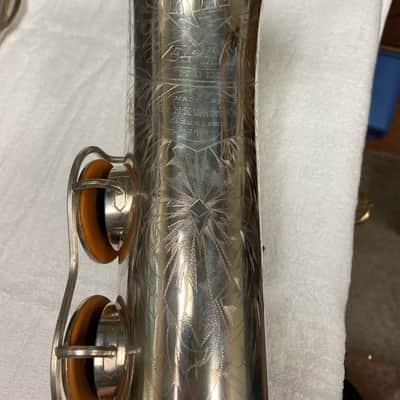 King Zephyr Tenor Saxophone 1938 - Satin Silver image 4