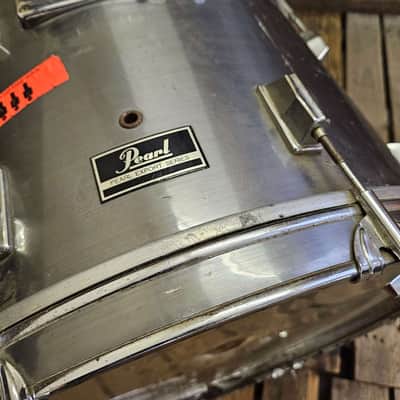 Drum Kit Pearl Export, Brushed Chrome 1980s USED! RKPXV050325 image 7