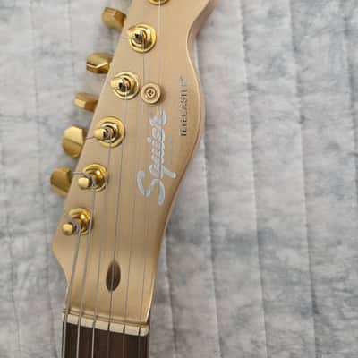 Squier John 5 Signature J5 Telecaster 2019 Frost Gold All Original with Hardshell Case image 5