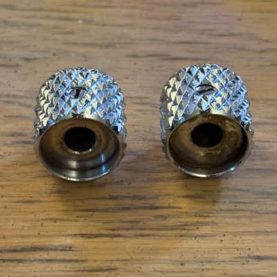 Fender Heavy Knurled Telecaster Chrome Barrel Knobs Flat Top John 5 J5 Triple Deluxe Telecaster Tele image 3