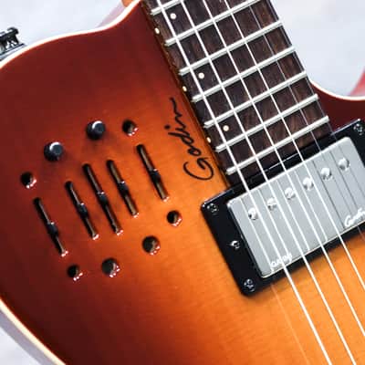 Godin A6 Ultra Cognac Burst HG Two-Chambered Electro-Acoustic Guitar w/Bag #17022193 image 5
