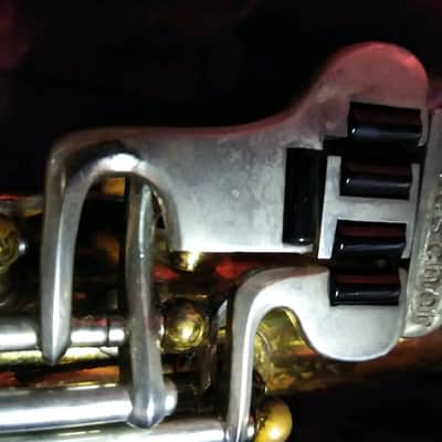 Buescher Alto Saxophone USA w/ case/neck/MP/strap, acceptable condition image 10