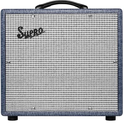 Supro 1608R Montauk 15-Watt 1x10" Guitar Combo - Blue Rhino Hide image 3