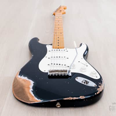 2022 Fender Custom Shop Wildwood 10 Limited Edition 1957 Stratocaster Heavy Relic Dark British Racing Green, Featherweight image 11