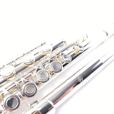 Refurbished++ Di Zhao 701 E Silver Pre-Pro Step Up Flute B Foot Open Hole image 5