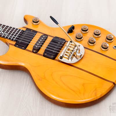 1980 Greco GO-III Speed Way Non-Catalog Set Neck HSH Vintage Guitar Natural, Japan Fujigen image 10