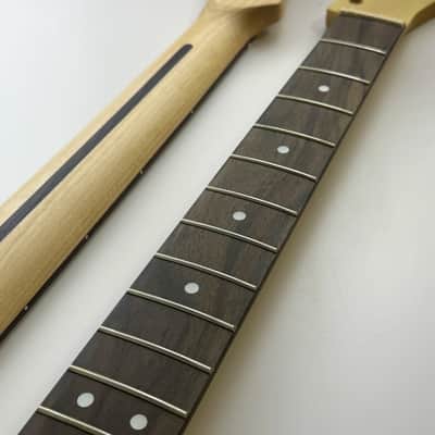 Telecaster Style Guitar Neck, 21 Frets, Rosewood Fingerboard image 7