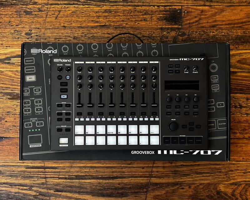 Roland MC-707 Groovebox w/ Magma Case image 1