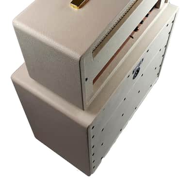 G&A Head Boutique White JTM 45 + 1x12 White Big Size V30 guitar Cabinet image 7