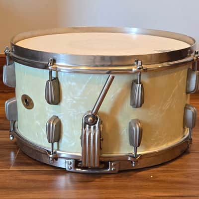 Slingerland Radio King 1951 - White Marine Pearl image 2