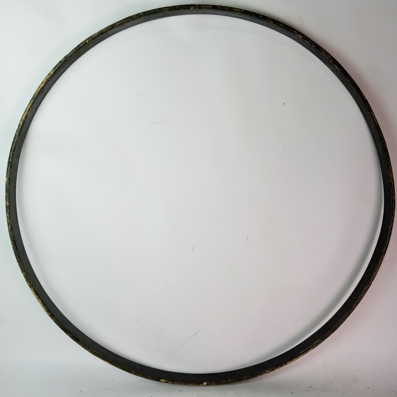 Slingerland 28"x1 3/8"x3/8" Bass Drum Wood Hoop/Rim Vintage Black Paint .5"Inlay — main photograph