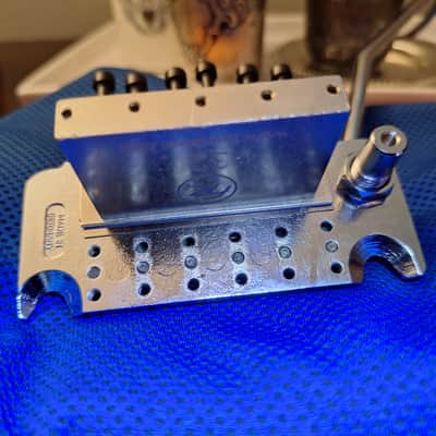 Clean! Original German Floyd Rose (OFR) w/ Push-In Arm - Chrome image 6