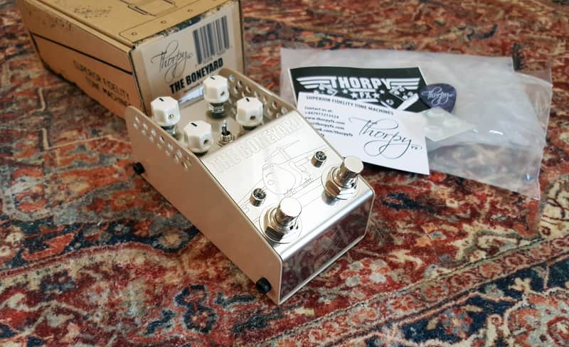 ThorpyFX Boneyard Limited Edition Fuzz Tonebender 2022 - Chrome image 1