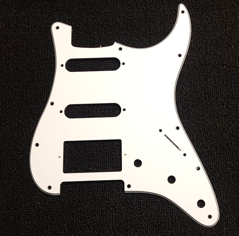 Budreau Guitars Pickguard for Fender Stratocaster (SSH) White image 1