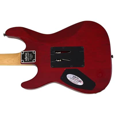 Schecter Omen Extreme-FR guitar in Black Cherry B-Stock 1986 image 6