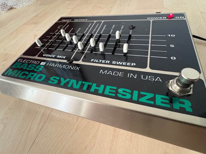 Electro-Harmonix Bass Micro Synthesizer 1984 - Black image 1