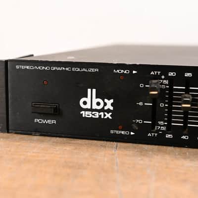 dbx 1531X Dual 31-Band Graphic Equalizer with Mono/Stereo Switch CG01XS3 image 5