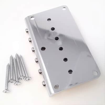 True Custom Shop® Chrome Hardtail Bridge for Modern Fender Strat or Telecaster image 3