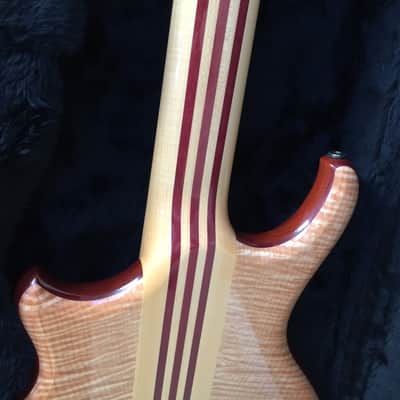 Alembic Mark King Signature Deluxe Balance Custom 5 String Bass 2000 Flame Maple LED's image 21
