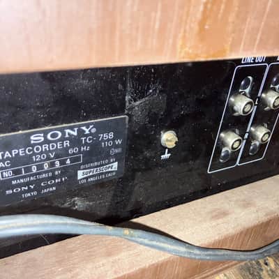 PLEASE READ AD!!! Sony TC-755 1/4” 10.5 inch Auto Reverse Reel to Reel Tape Deck Recorder image 16