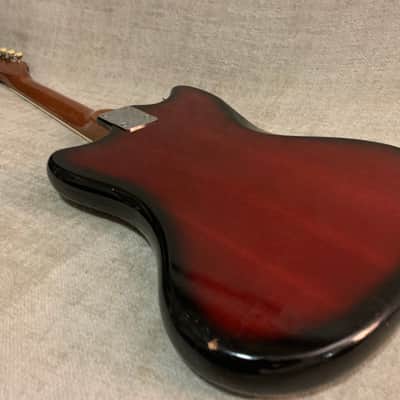 Vintage 1960’s Conqueror Teisco Kawai Kingston 23.5” Short Scale Offset Electric Guitar + 2 Tone Case Japan MIJ image 22