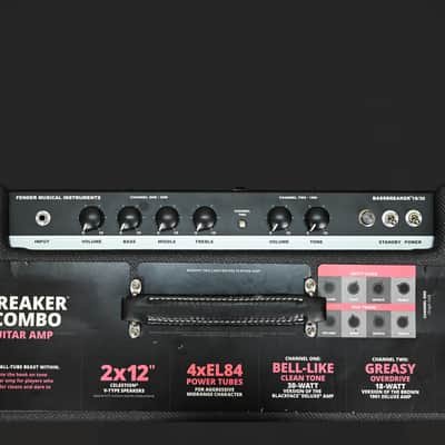 Fender Bassbreaker 18/30 2-Channel 30-Watt 2x12" Guitar Combo - Gray Tweed (M1652333) image 5