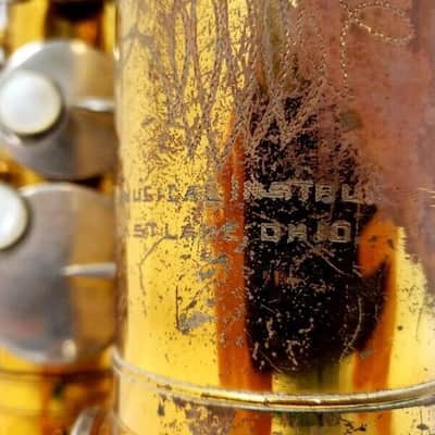 KING Cleveland Alto Saxophone, USA, Very Good Condition. Case/Neck/Mouthpiece image 2
