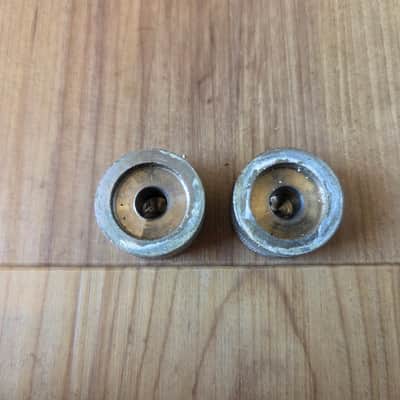 Set of Vintage 1960's Gretsch Chrome Guitar/Bass Control Knobs! image 4