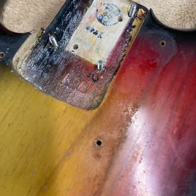 Fender Precision bass left-handed 1975 - Sunburst image 19